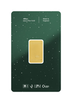 Baird & Co 2.5g Gold Minted Bar Christmas Packaging